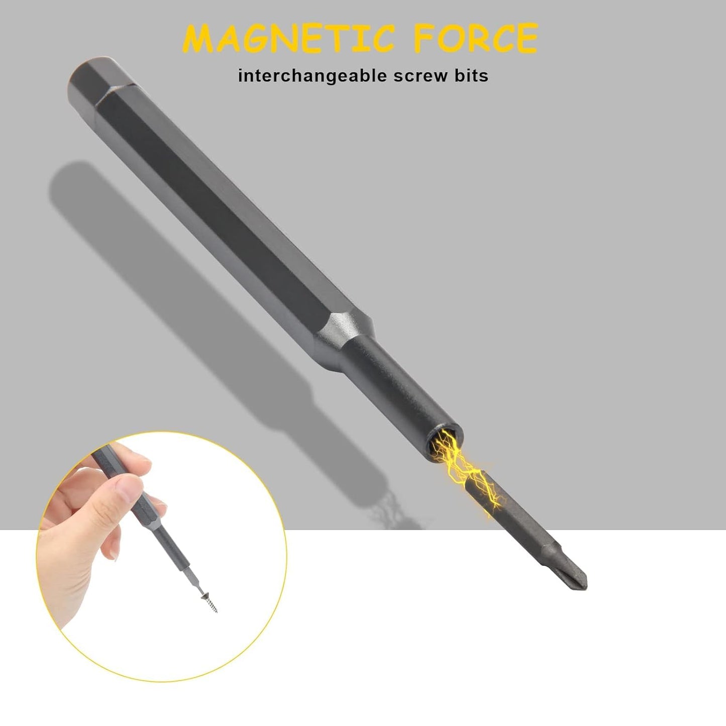 24 in 1 Mini Screwdriver Set with Case, Small Screwdriver Set of Flathead Screwdrivers Magnetic Micro Screwdriver Kit, Screwdriver Set for Electronics、Jewelers, PC, Glasses, Watch. Phone