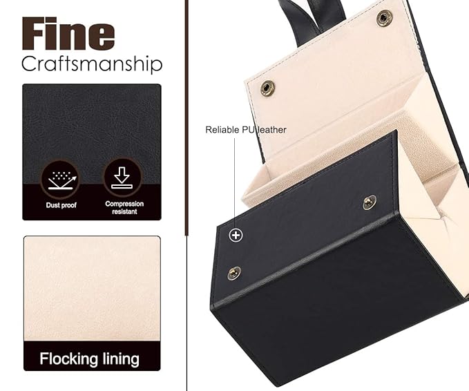 Sunglasses Organizer with Slots, Travel Glasses Case Storage Portable Sunglasses Storage Case Bag Foldable Eyeglasses Holder Box, Eyewear Display Containers for Men & Women