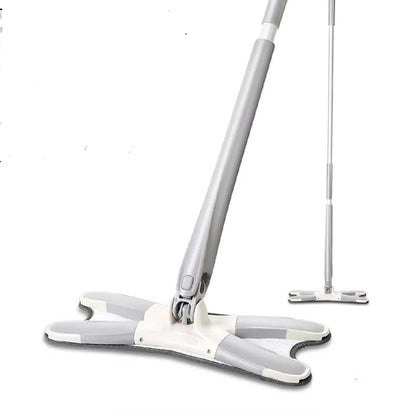 X- Shape Cleaning MOP Floor Cleaner dust Cleaner, Dry Wet mop Hand-Free House Hold Cleaning Tool (Home & Office)