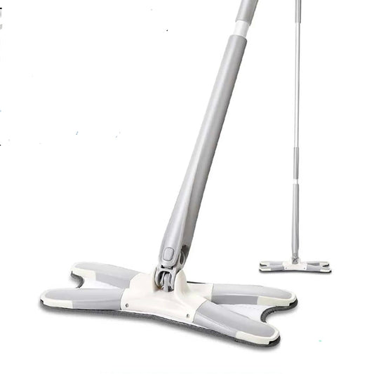 X- Shape Cleaning MOP Floor Cleaner dust Cleaner, Dry Wet mop Hand-Free House Hold Cleaning Tool (Home & Office)